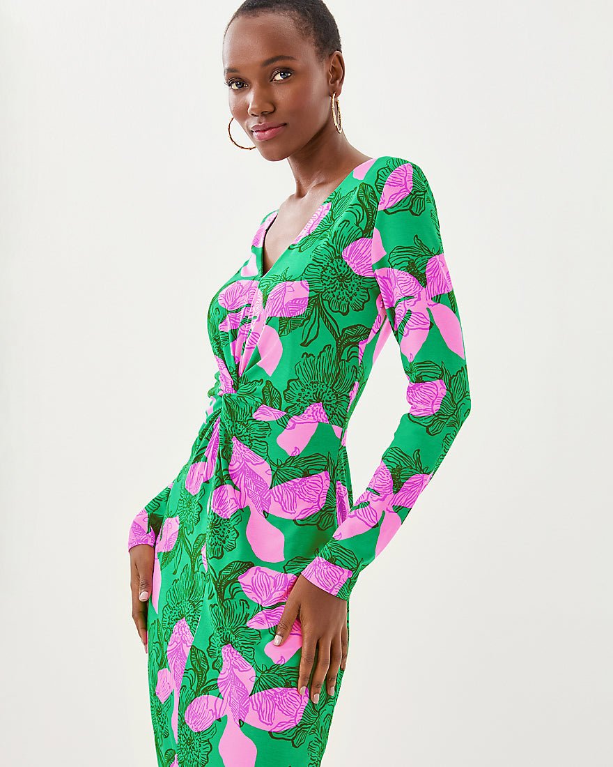 Tilli Maxi Dress - Kitts Green Sunset Shadows