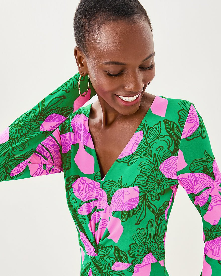 Tilli Maxi Dress - Kitts Green Sunset Shadows