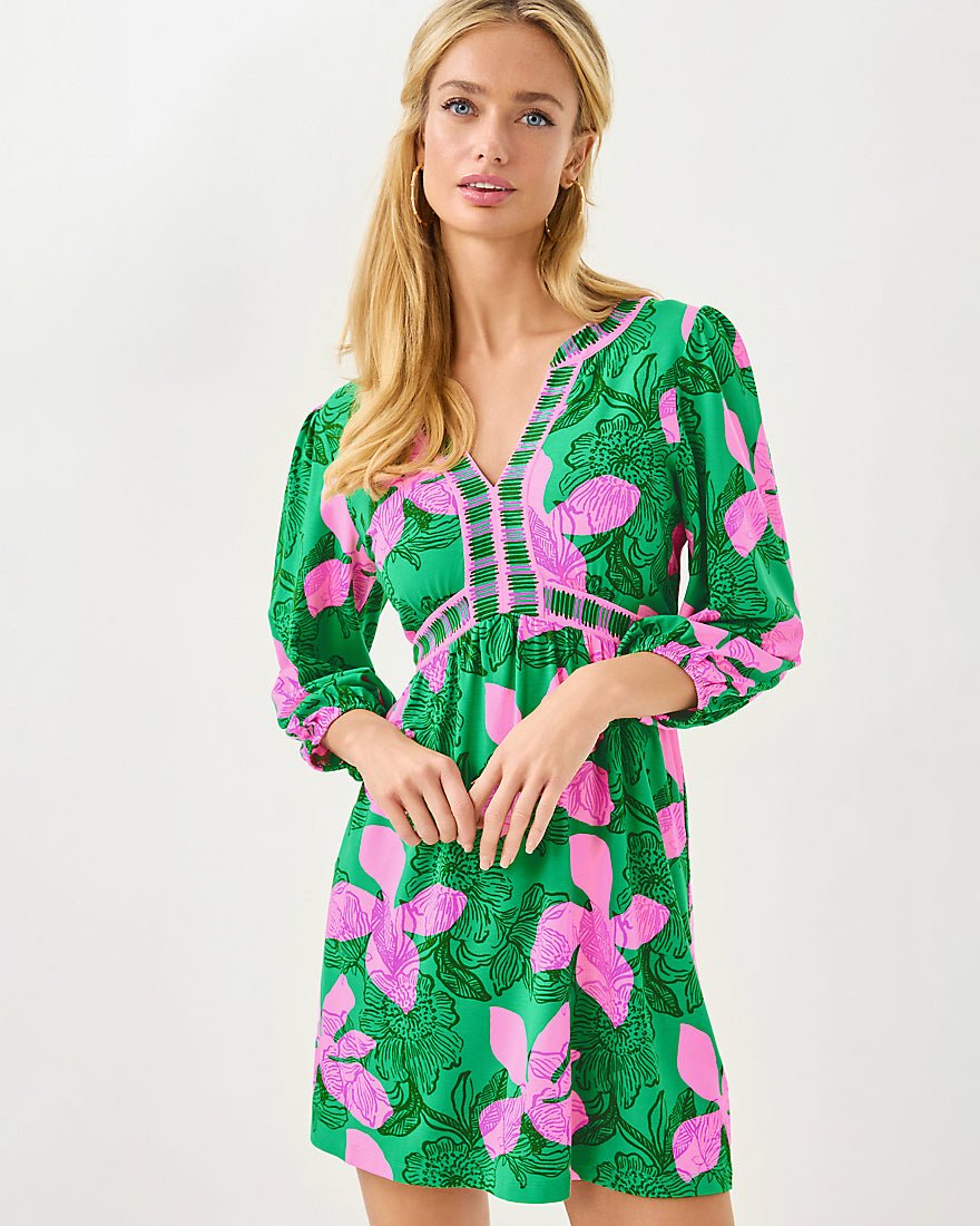 Wexlee Skirted Romper - Kitts Green Sunset Shadows
