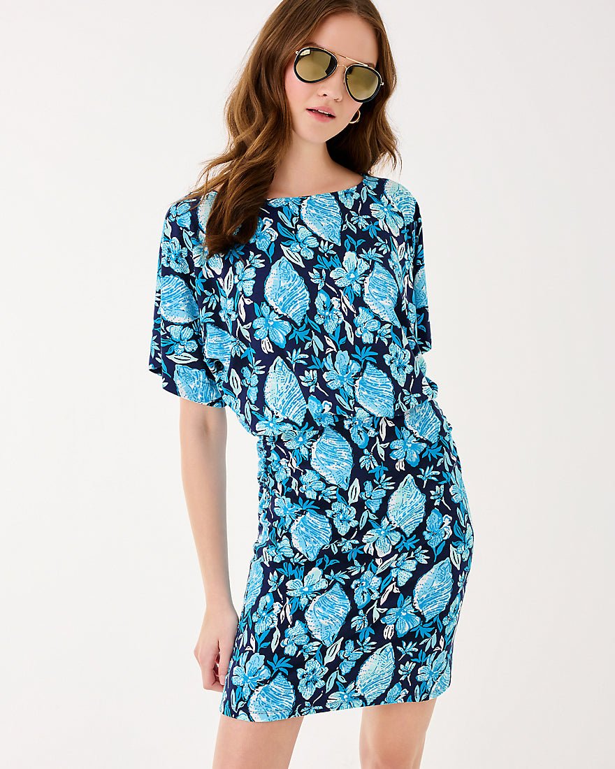 Lilly Pulitzer - Zahra Dress - Low Tide Navy Seashell Splendor