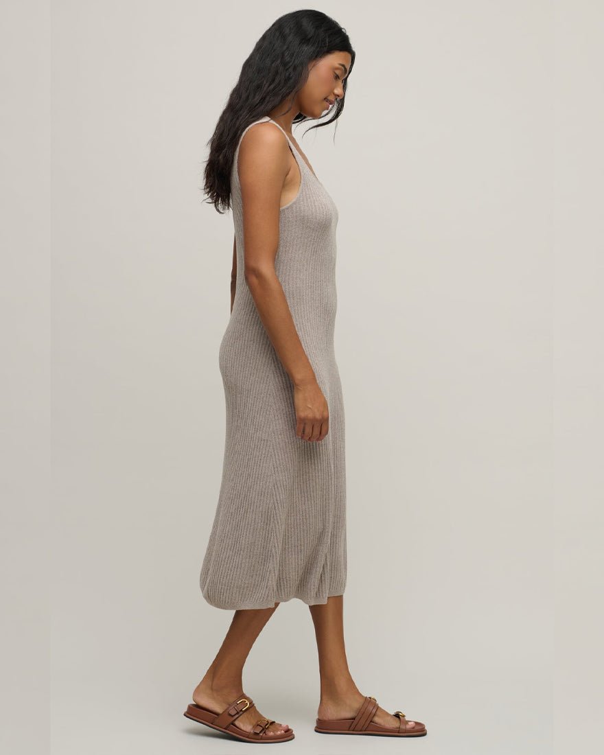 Barefoot Dreams - Ccul Rib Midi Dress - Beach Rock