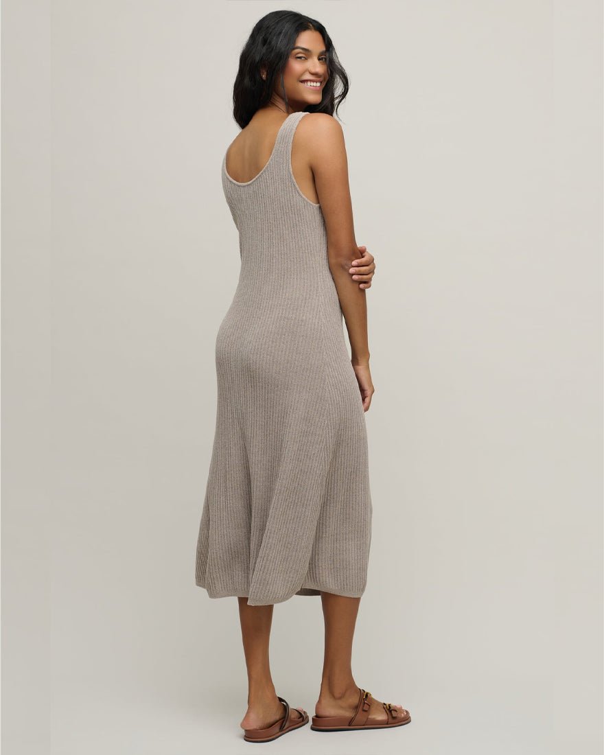 Barefoot Dreams - Ccul Rib Midi Dress - Beach Rock