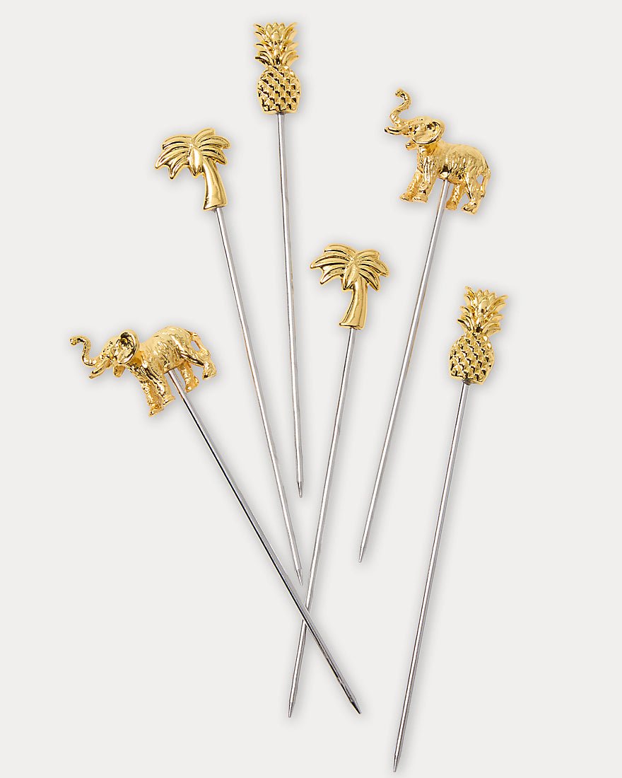 Gwp Appetizer Picks - Gold Metallic