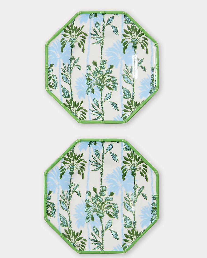Gwp Set Of 2 Appetizer Plates - Resort White Swayin In The Breeze