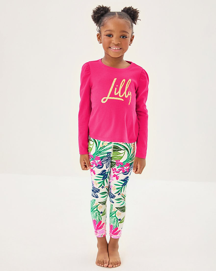 Girls Mini Weekender Legging Upf 50 Plus - Multi Endless Summers
