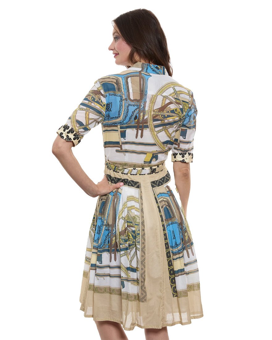 Dizzy Lizzie - Mrs Maisel Dress - Taupe Coach