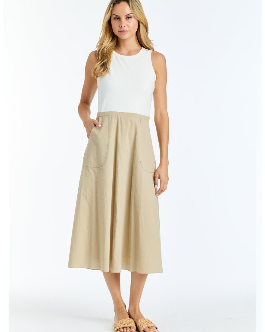 Drew - Alaia Skirt - White Stone