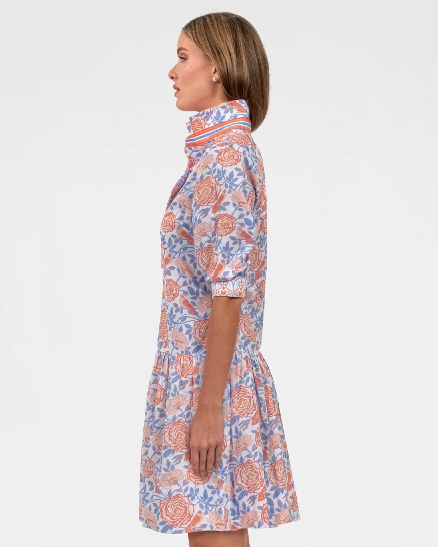 Gretchen Scott - So Sweet Dress - Peri Coral Smell The Roses