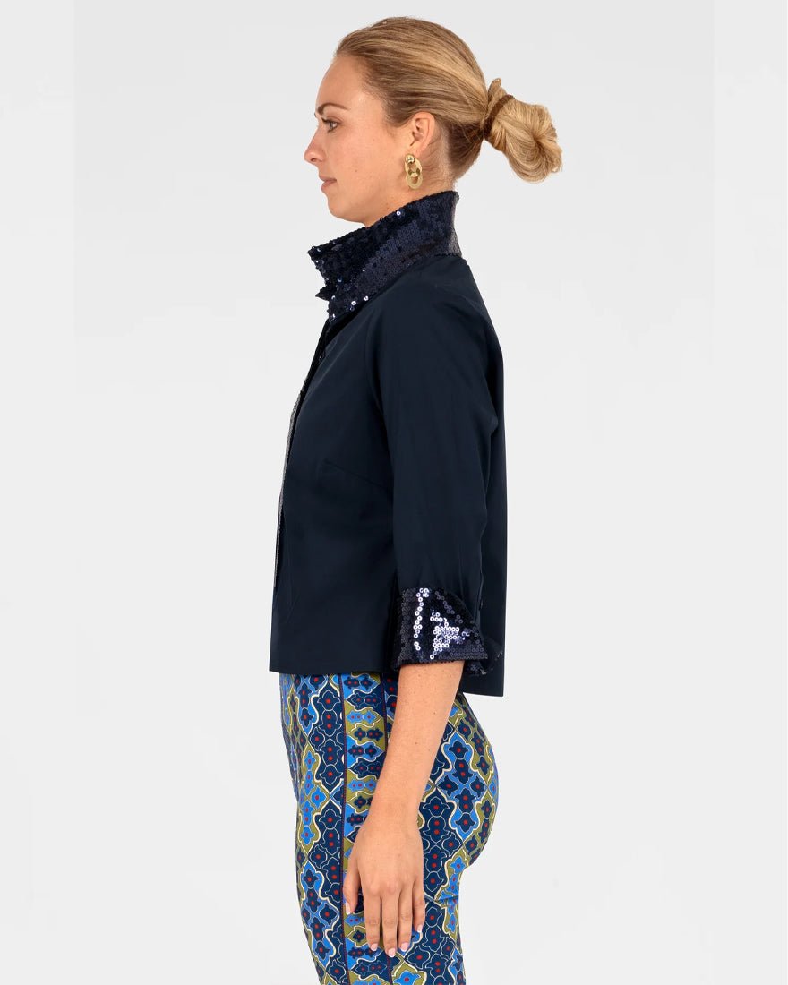Gretchen Scott - Twinkle Ex Boyfriend Shirt - Navy