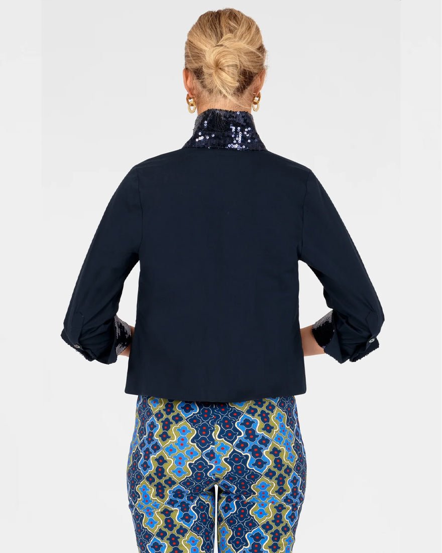 Gretchen Scott - Twinkle Ex Boyfriend Shirt - Navy