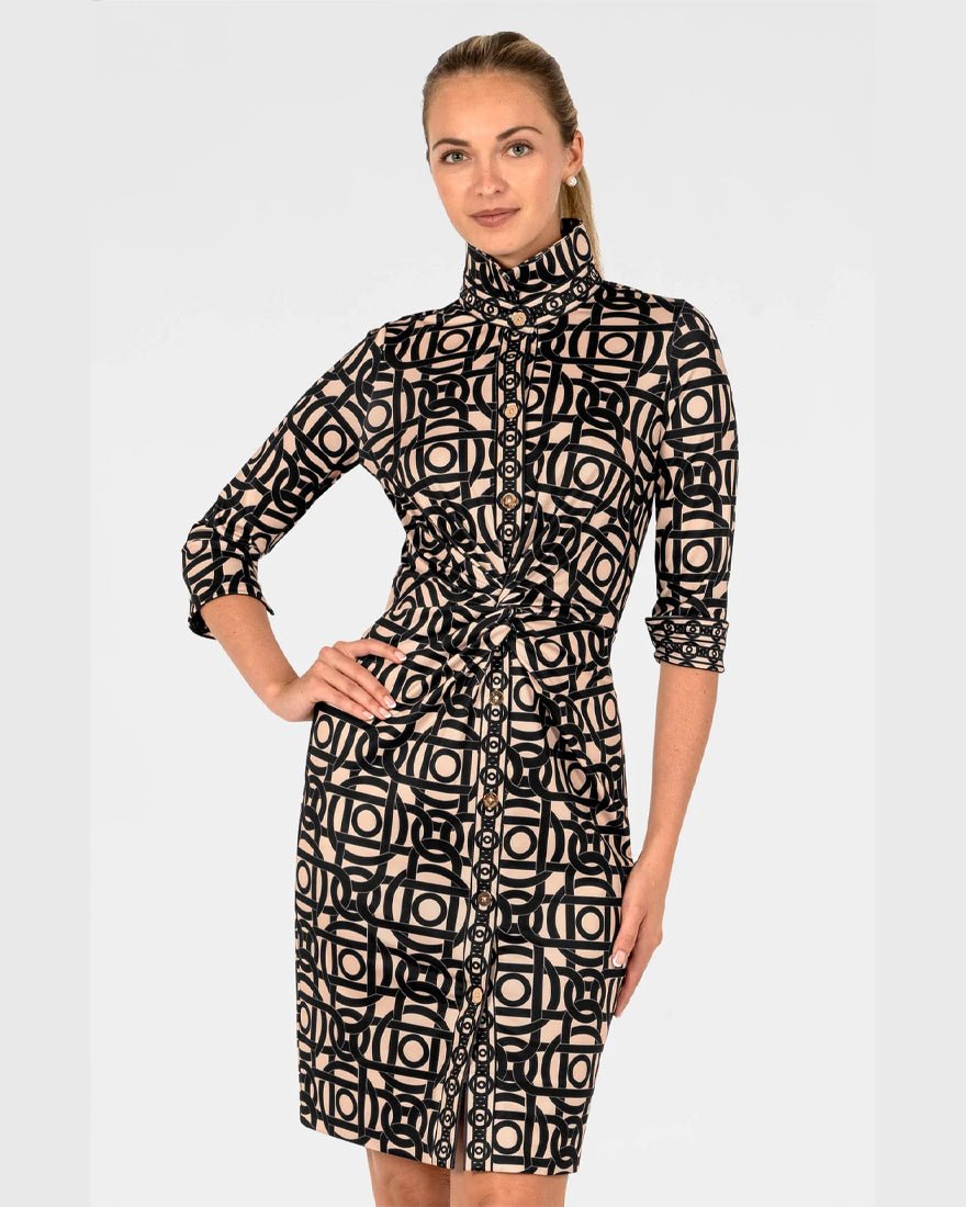 Gretchen Scott - Twist And Shout Dress - Aubazine Black