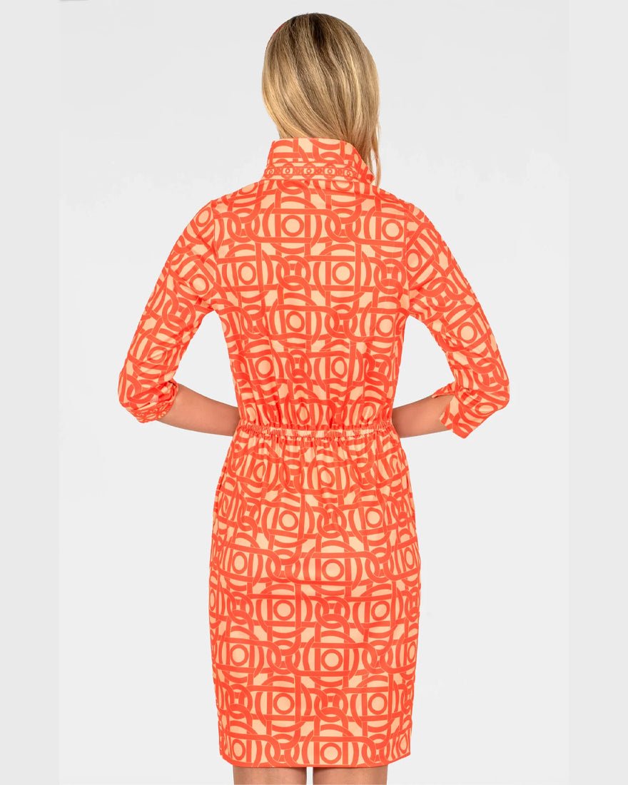 Gretchen Scott - Twist And Shout Dress - Aubazine Coral