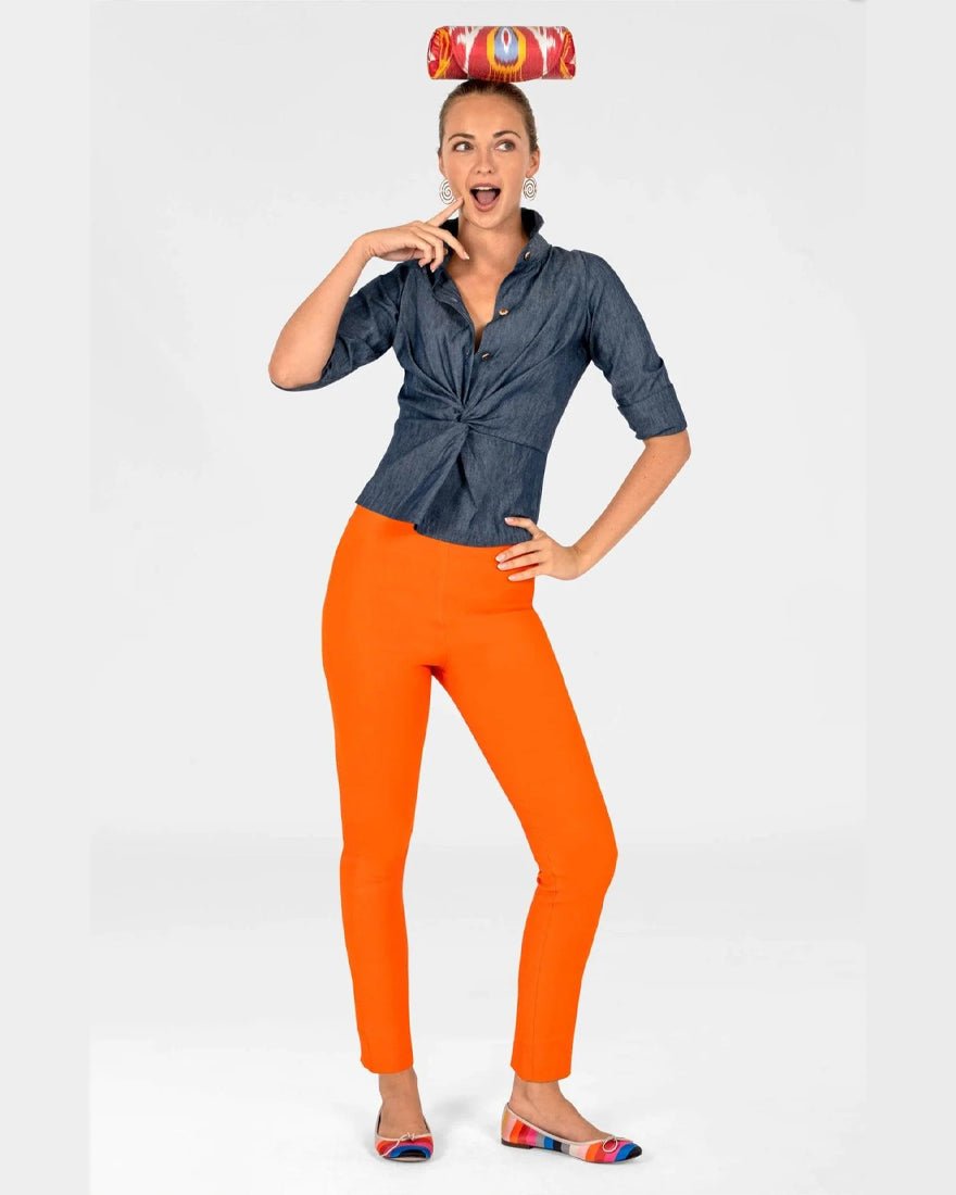 Gretchen Scott - Twist And Shout Top - Denim