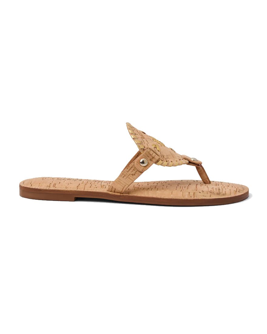 Jack Rogers - Collins Sandal - CORK METALLIC NAPPA