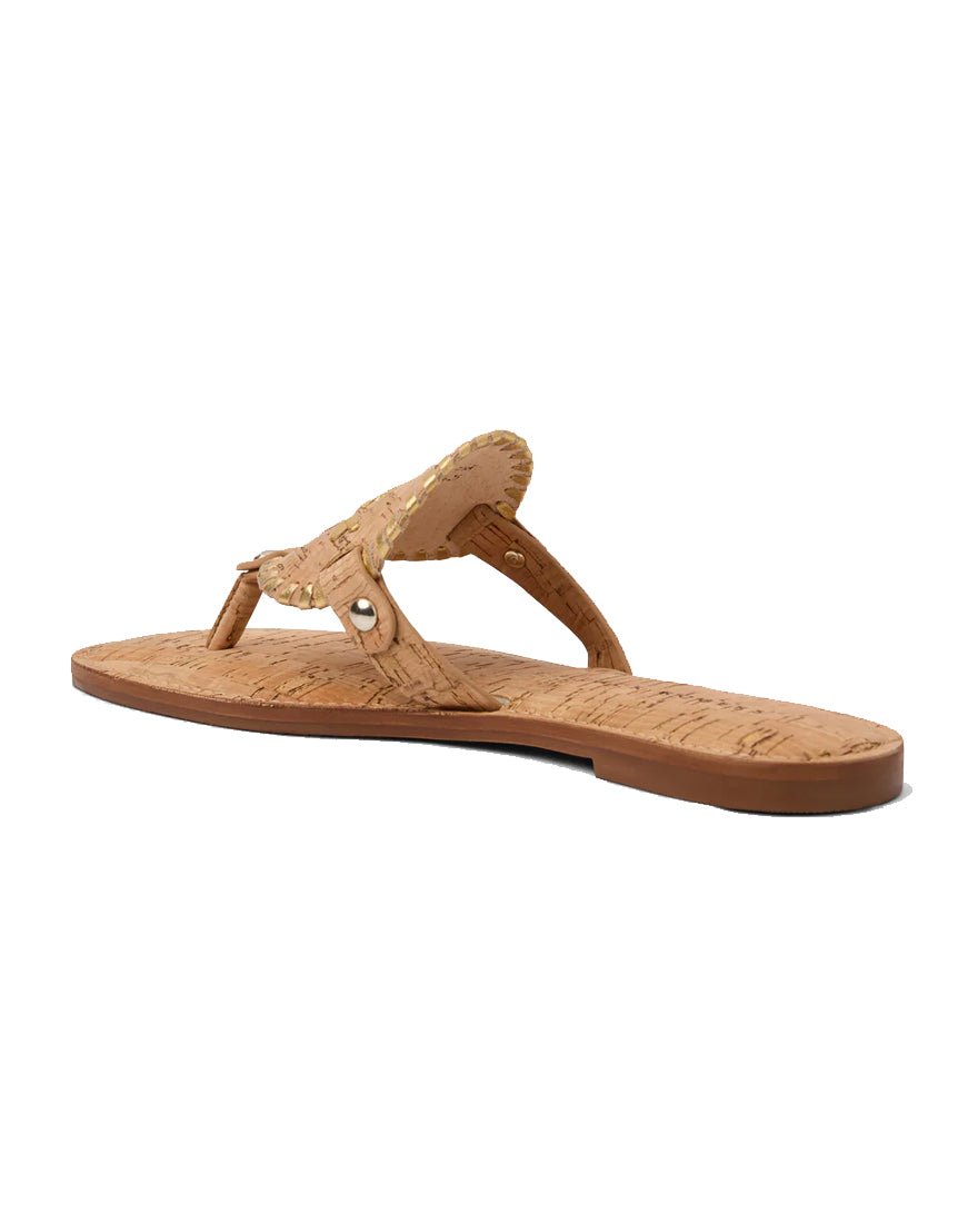 Jack Rogers - Collins Sandal - CORK METALLIC NAPPA