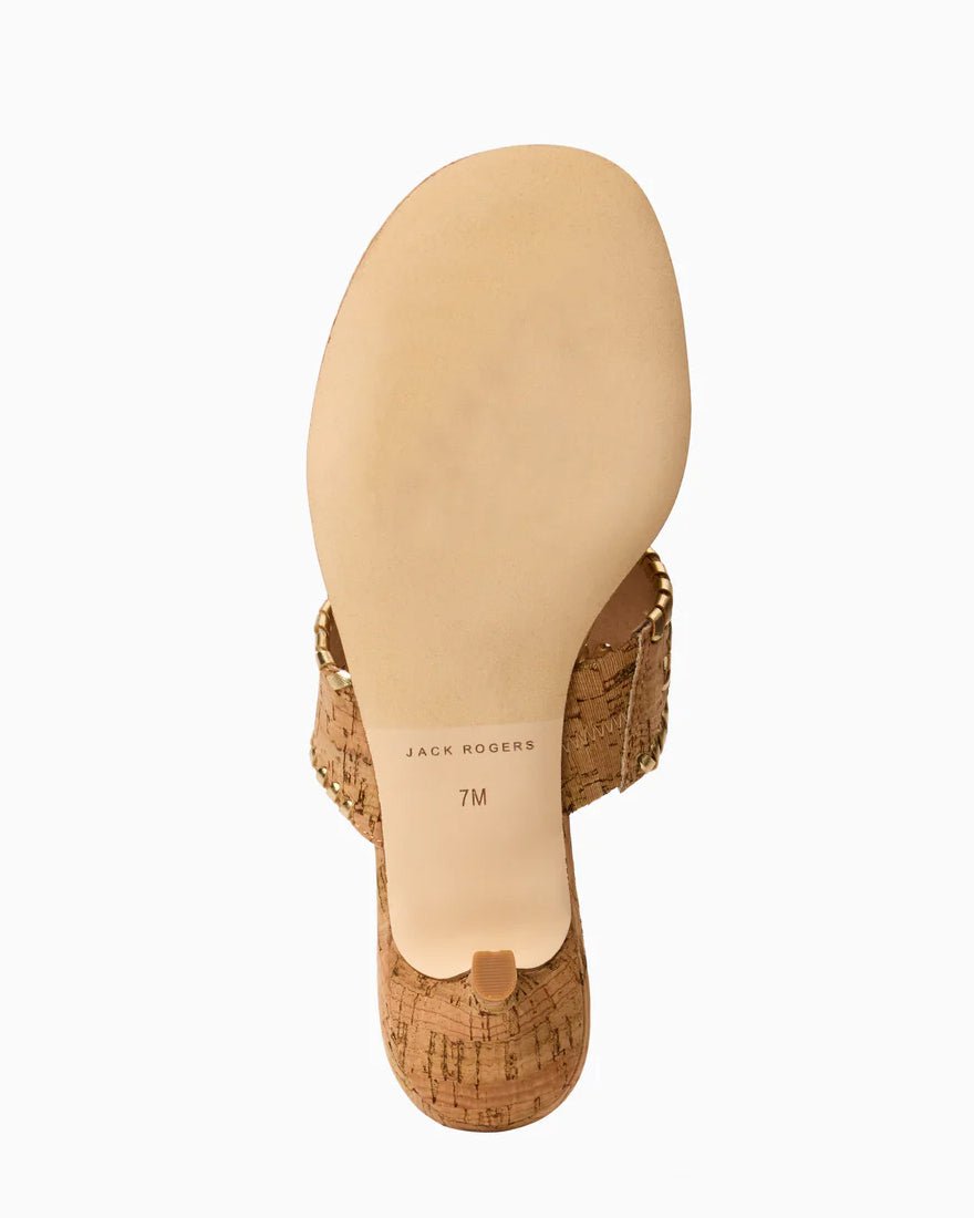 Jack Rogers - Jacks Kitten Heel - Cork Gold