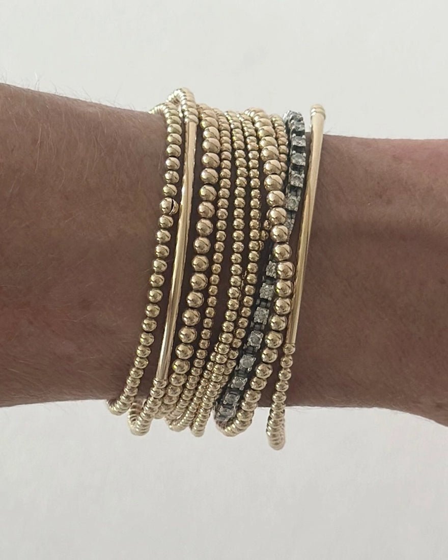 Jeny Baker Designs - Bella Bar Bracelet - Gold