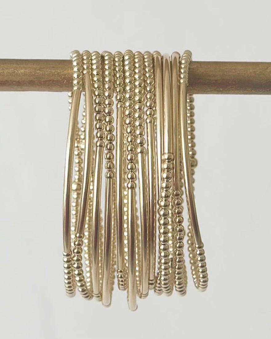 Jeny Baker Designs - Bella Bar Bracelet - Gold
