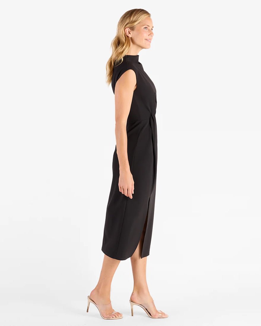 Jude Connally - Autumn Scuba Crepe Dress - Black
