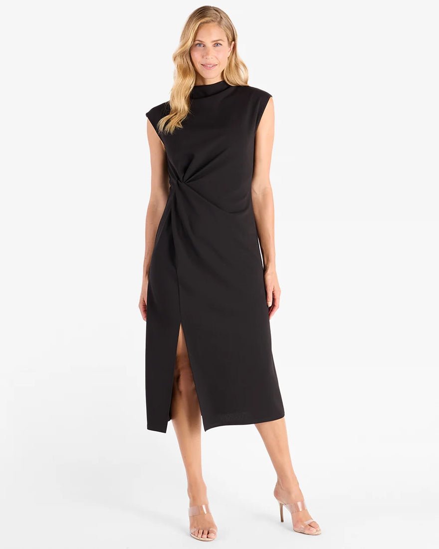 Jude Connally - Autumn Scuba Crepe Dress - Black