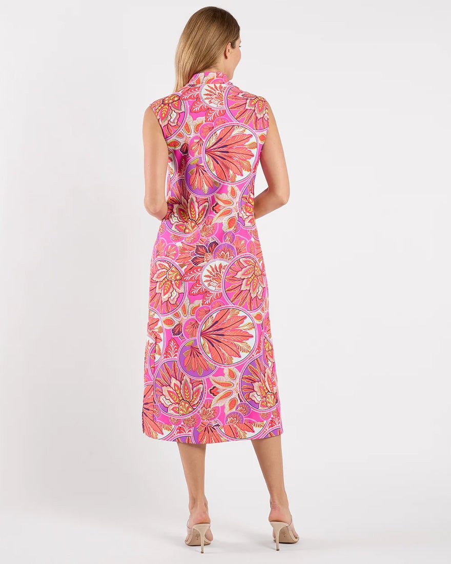 Jude Connally - Kristen Maxi - Stained Glass Hot Pink