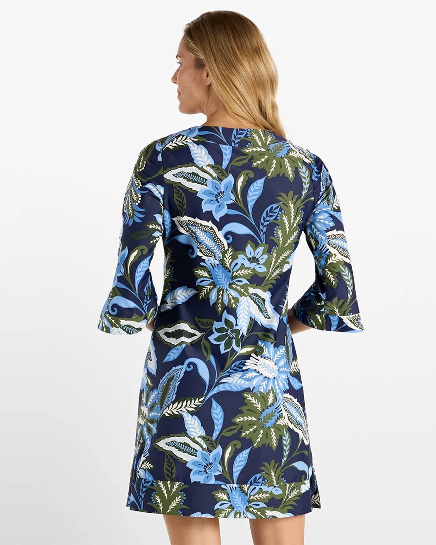 Jude Connally - Megan Dress - Falling Floral Navy