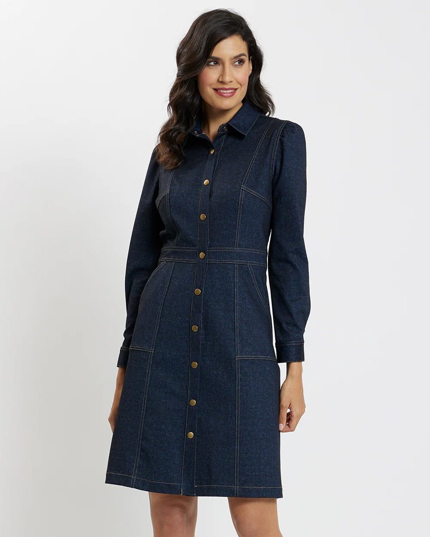 Jude Connally - Solange Dress - Navy