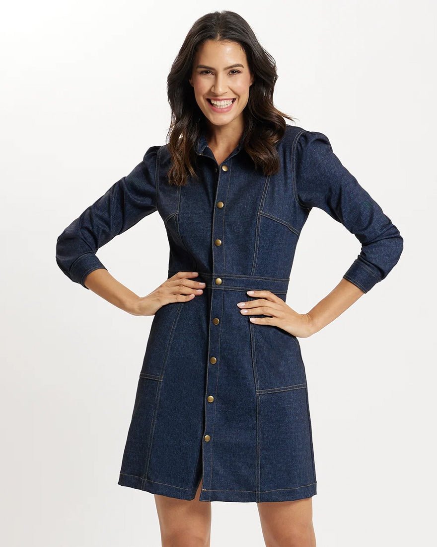 Jude Connally - Solange Dress - Navy