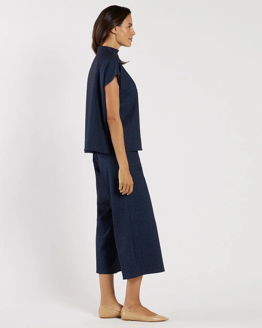Jude Connally - Tillie Denim Top - Navy
