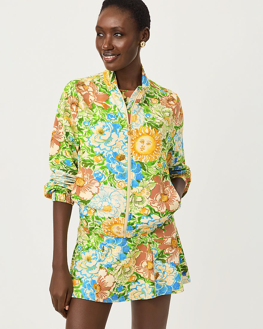 Lilly Pulitzer - Aegean Jacket Upf 50 Plus - Rutabaga Sympeony