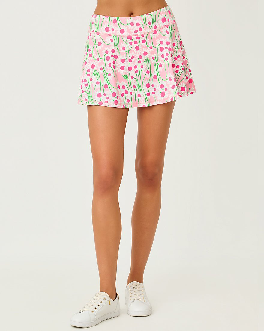 Lilly Pulitzer - Aila Skort Upf 50 Plus - Conch Shell Pink Lil Sunny Daisies