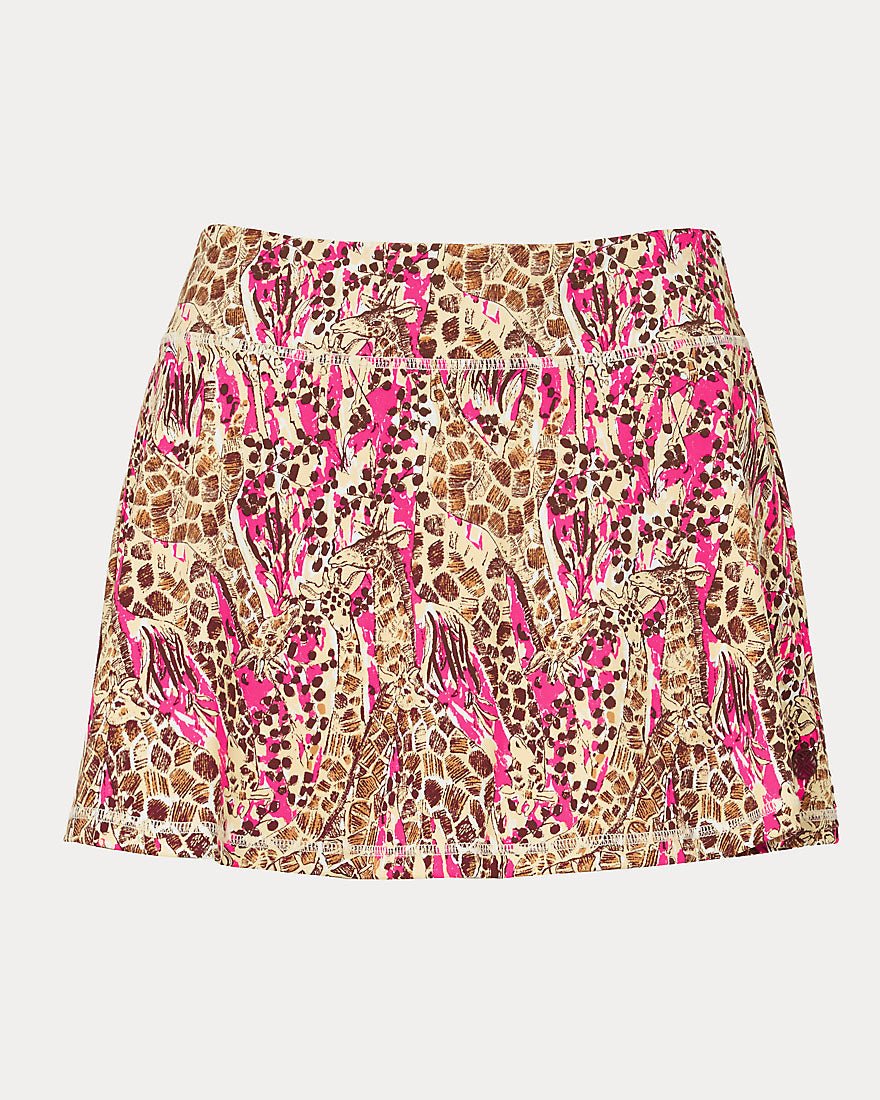 Lilly Pulitzer - Aila Skort Upf 50 Plus - Pink Aster Lil Sketching On Safari