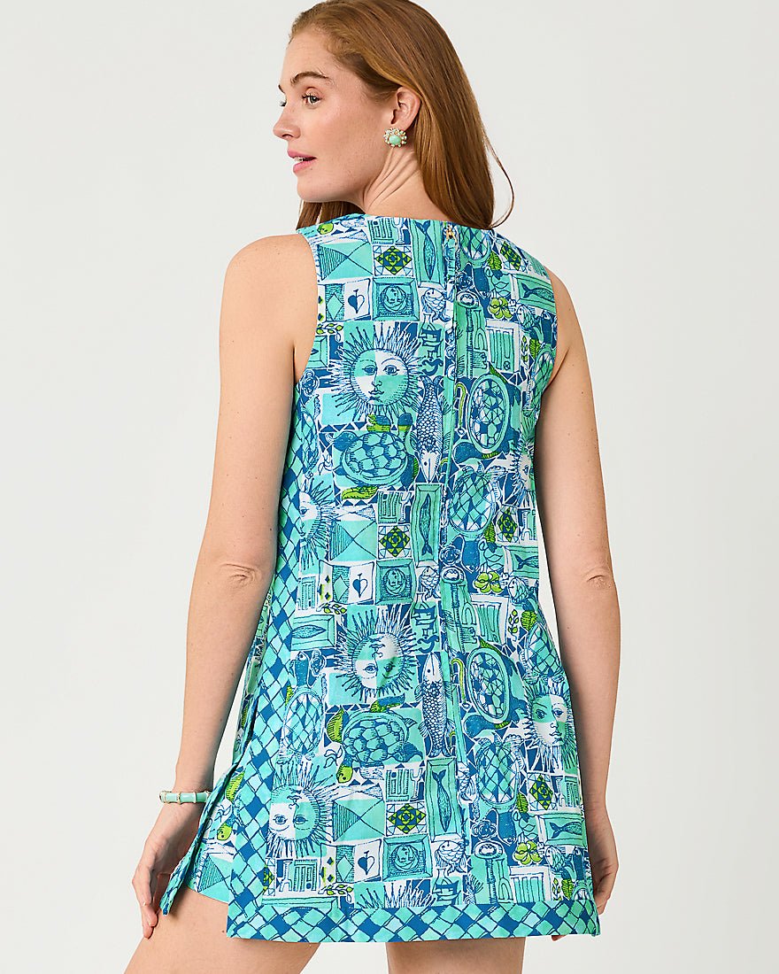 Lilly Pulitzer - Aisling Shift Romper - Mint Condition Harlillyquin