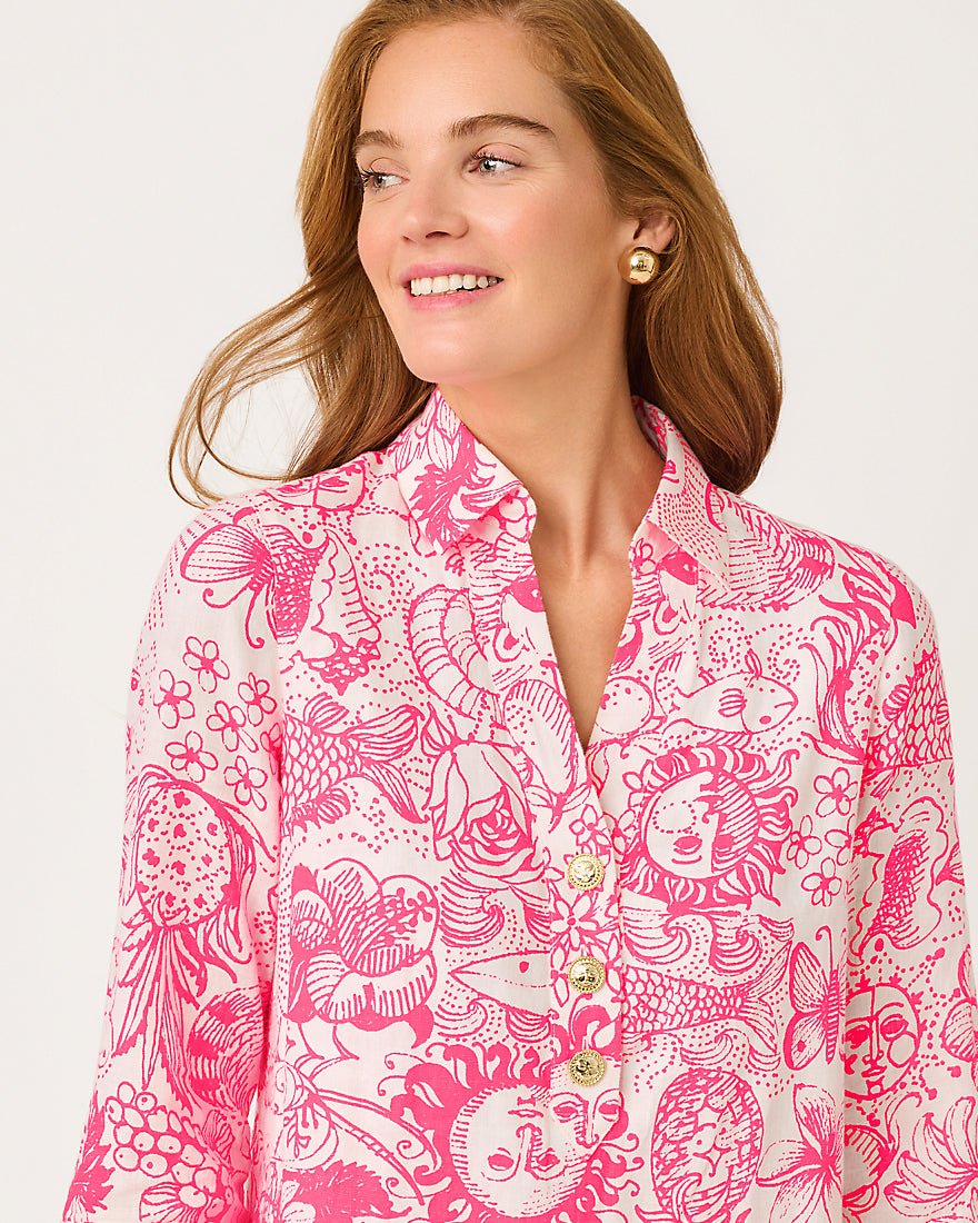 Lilly Pulitzer - Alora Dress - Cherry Blossom Pink Fleur De Lilly