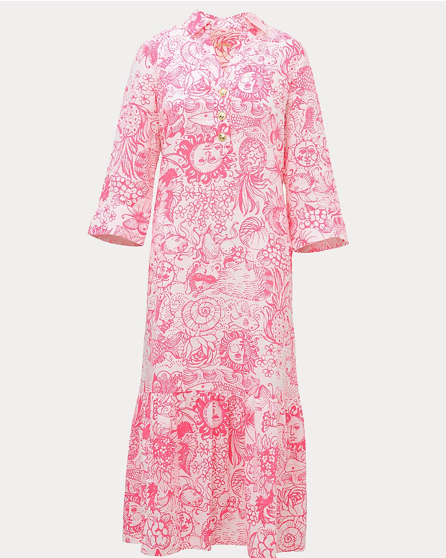 Lilly Pulitzer - Alora Dress - Cherry Blossom Pink Fleur De Lilly