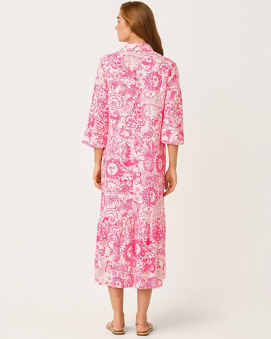 Lilly Pulitzer - Alora Dress - Cherry Blossom Pink Fleur De Lilly
