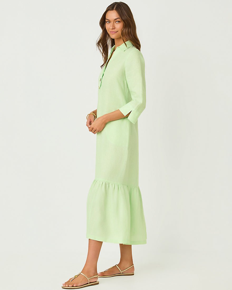 Lilly Pulitzer - Alora Dress - Pistachio Macaron X Resort White
