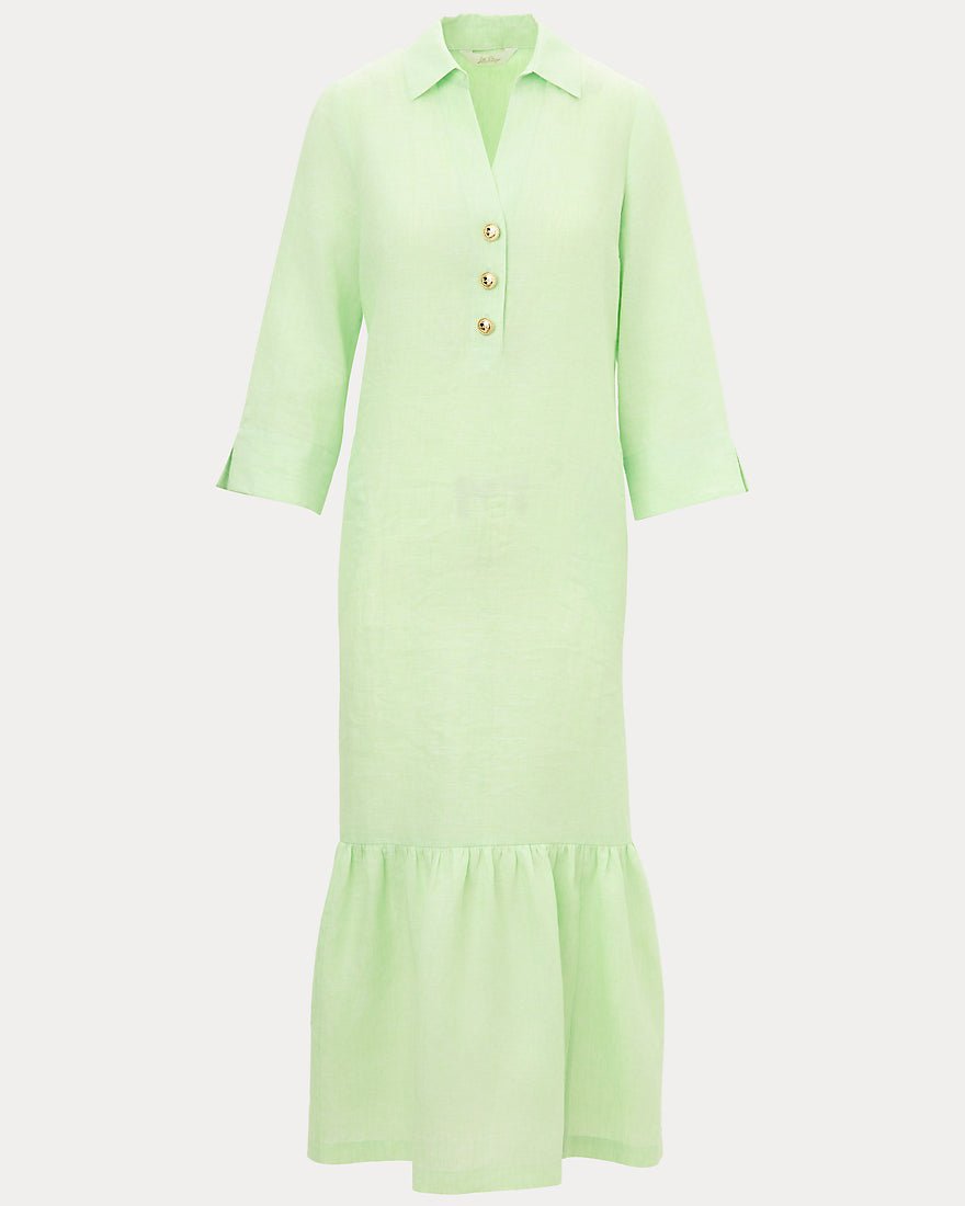 Lilly Pulitzer - Alora Dress - Pistachio Macaron X Resort White