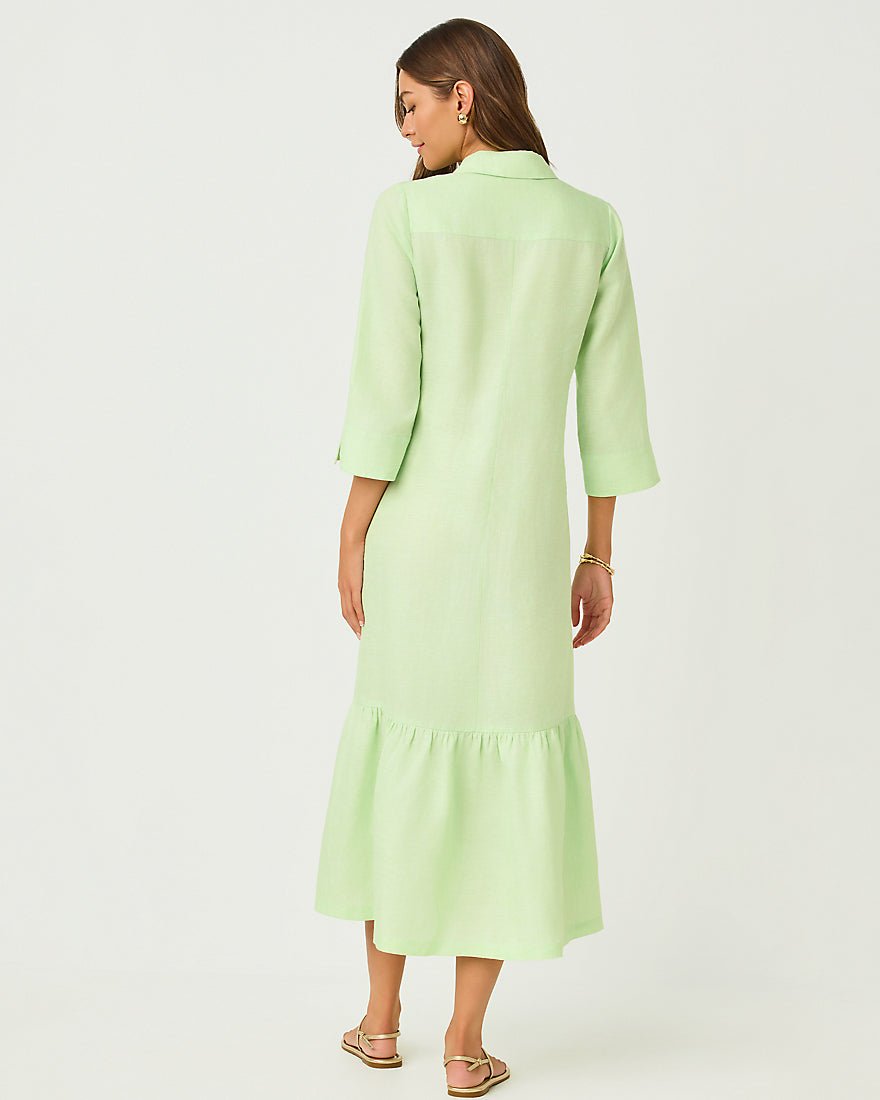 Lilly Pulitzer - Alora Dress - Pistachio Macaron X Resort White