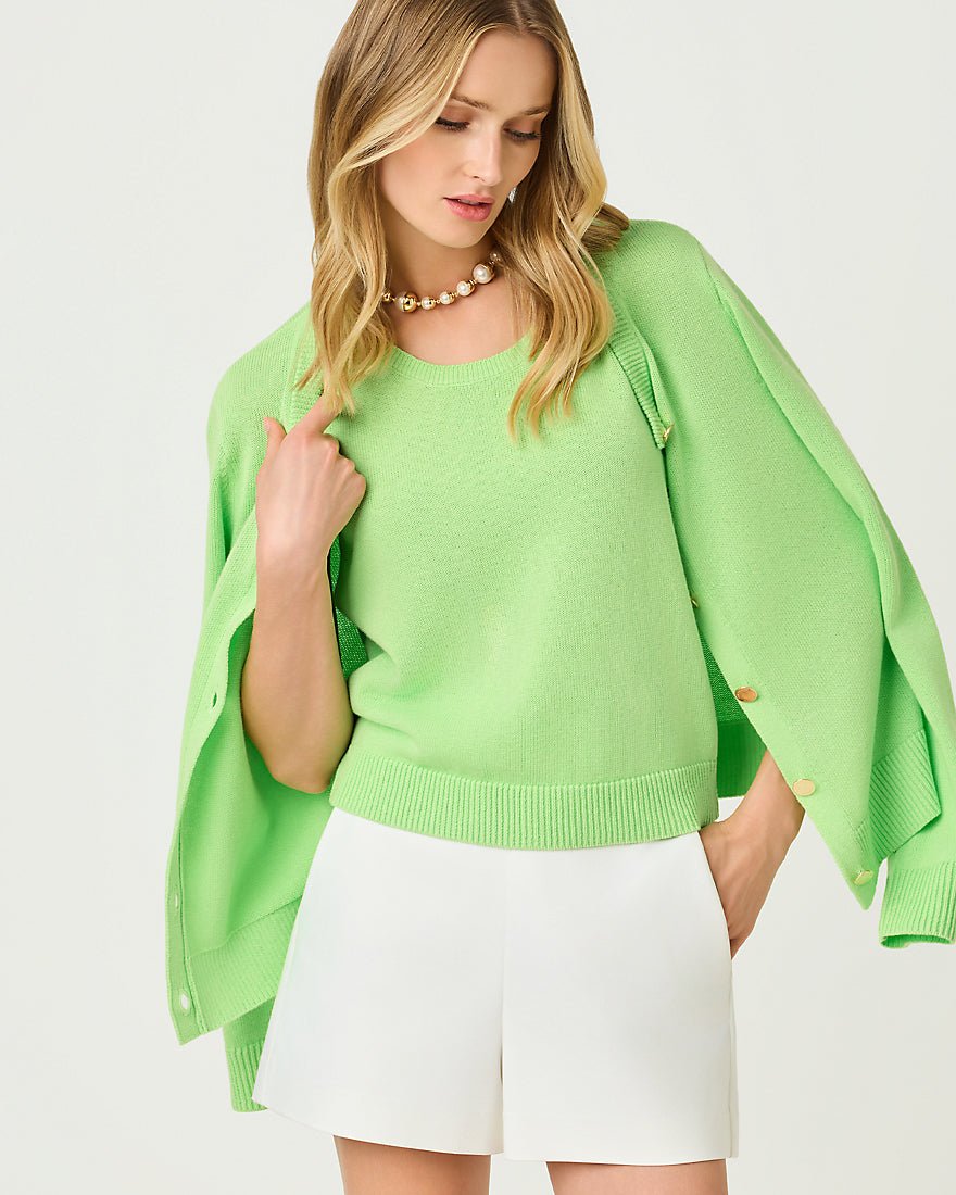 Lilly Pulitzer - Amalia Cardigan - Pistachio Macaron