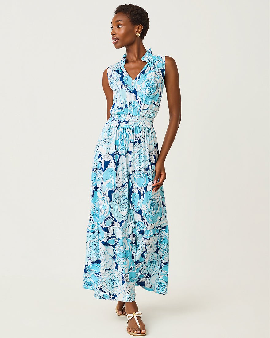 Lilly Pulitzer - Amiria Maxi Dress - Capri Blue Rosanna