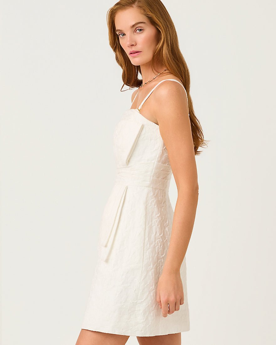 Lilly Pulitzer - Amra Dress - Resort White Floral Jacquard