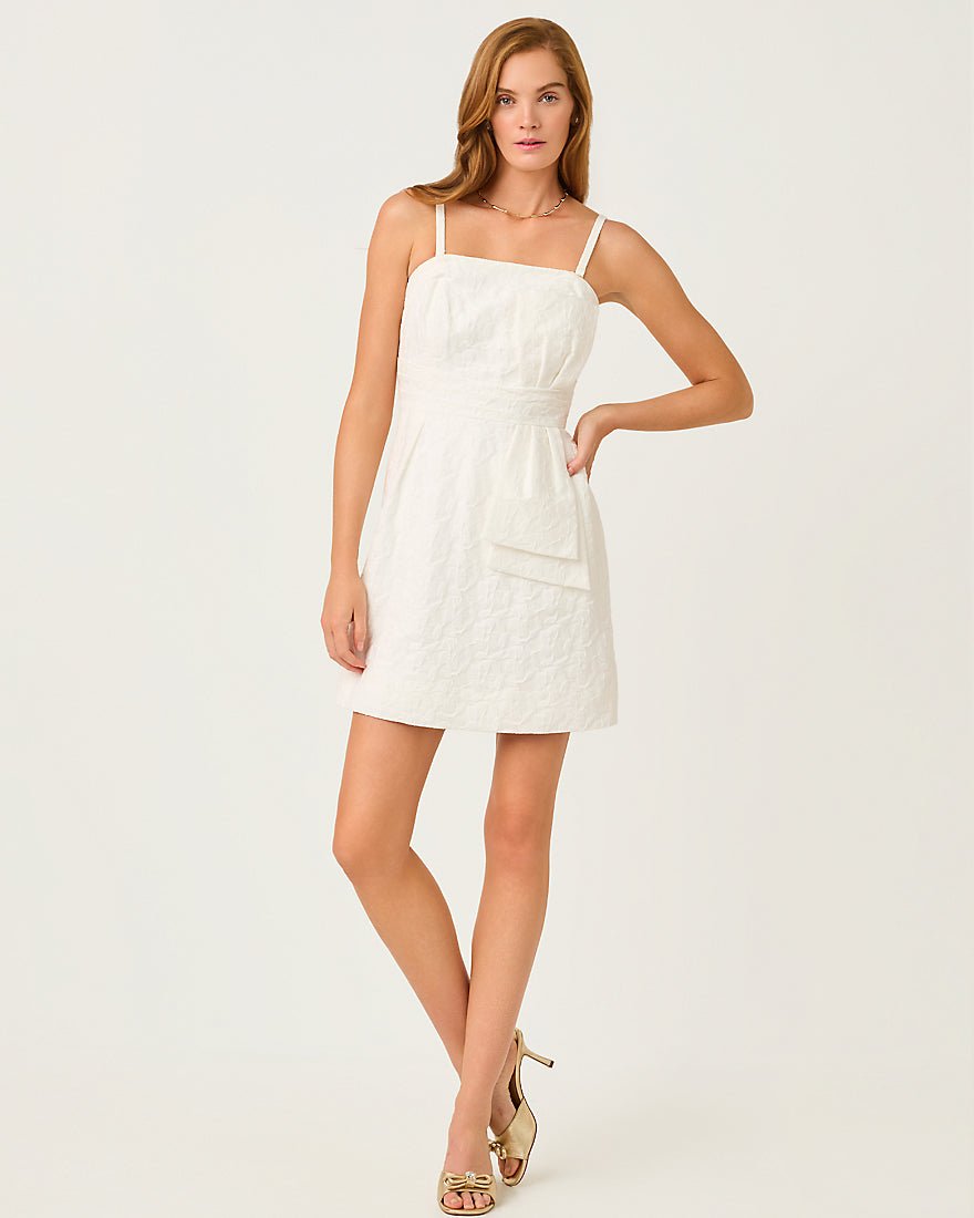 Lilly Pulitzer - Amra Dress - Resort White Floral Jacquard