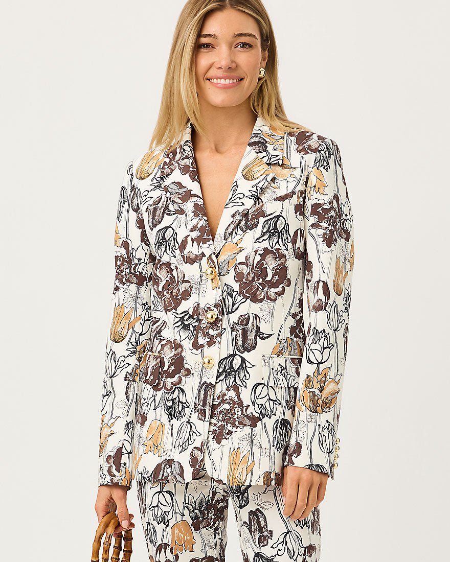 Lilly Pulitzer - Amryn Blazer - Coconut Big Lillys