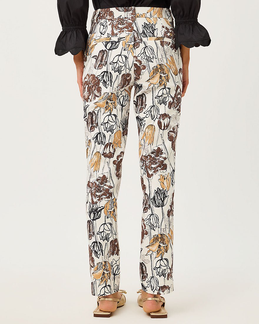 Lilly Pulitzer - Ana High Rise Pant - Coconut Big Lillys