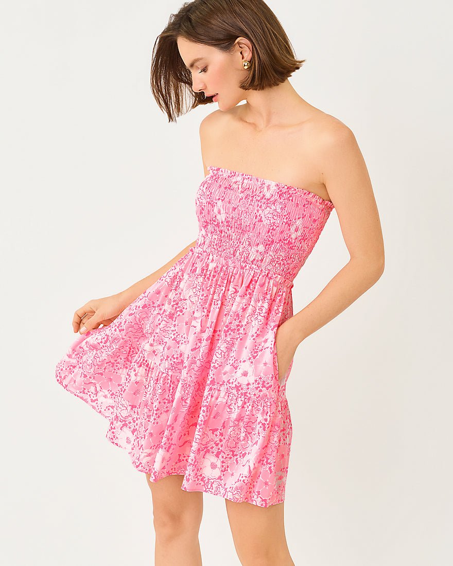 Lilly Pulitzer - Anali Coverup - Conch Shell Pink Burst Of Joy