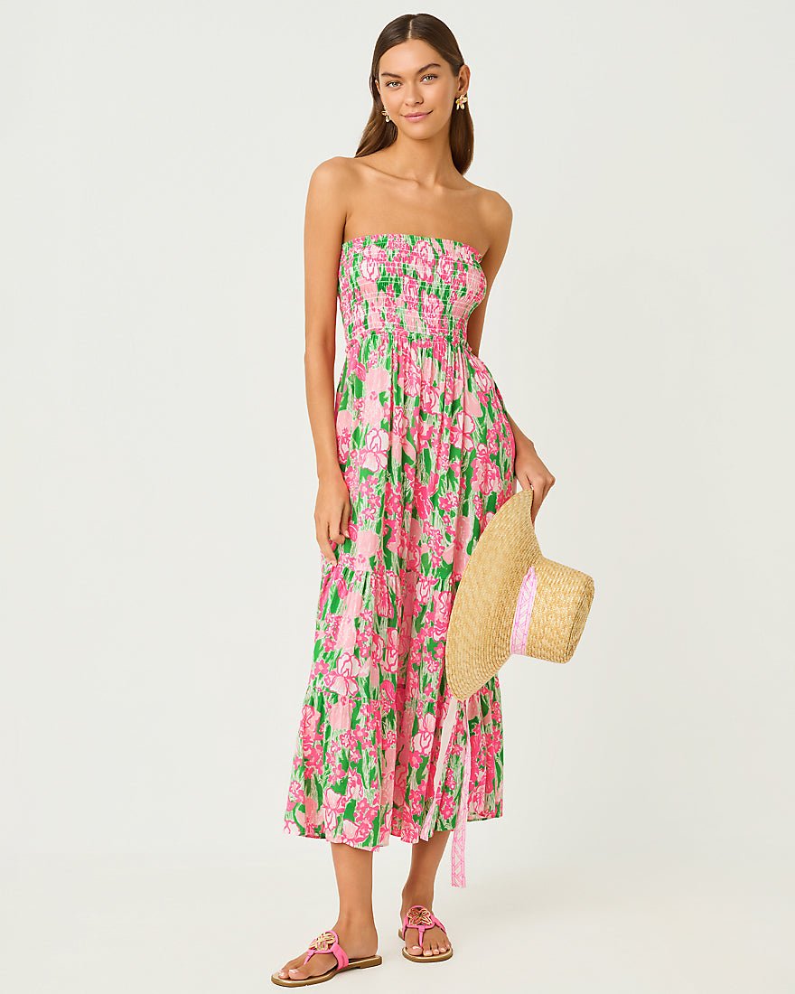 Lilly Pulitzer - Anali Maxi Coverup - Putting Green Hannah