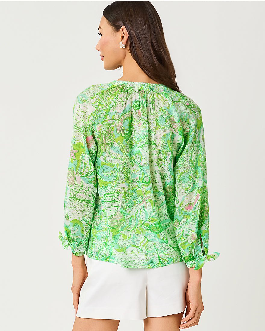 Lilly Pulitzer - Andria Top - Resort White Ship To Shore