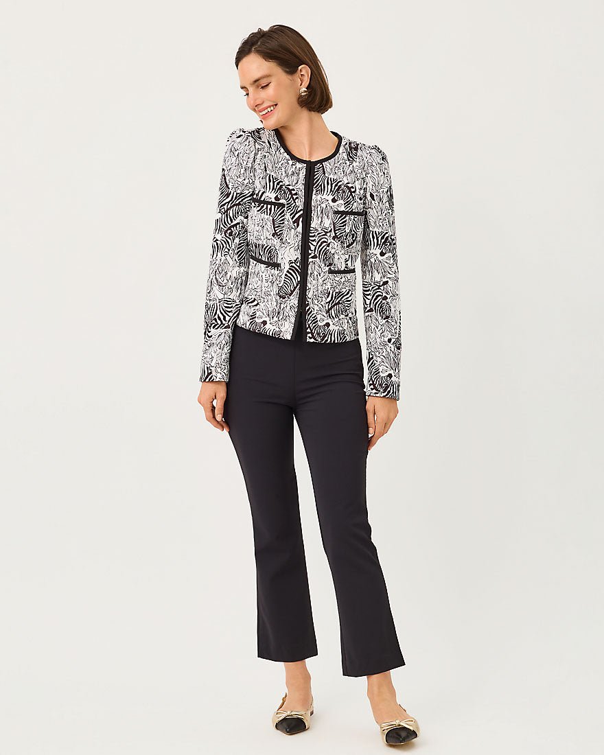 Lilly Pulitzer - Annamarie Quilted Jacket - Coconut Crossgrain Z