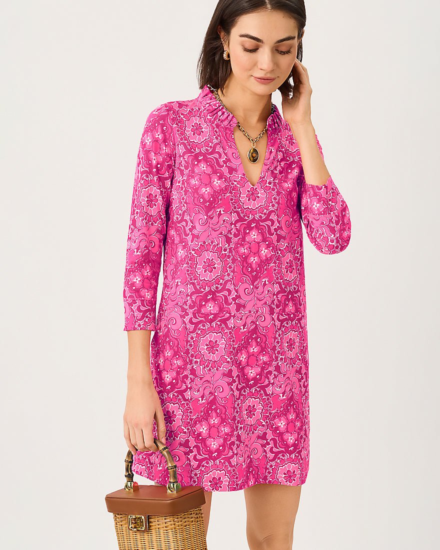 Lilly Pulitzer - Annelie Dress - Pink Aster The Casbah Allover